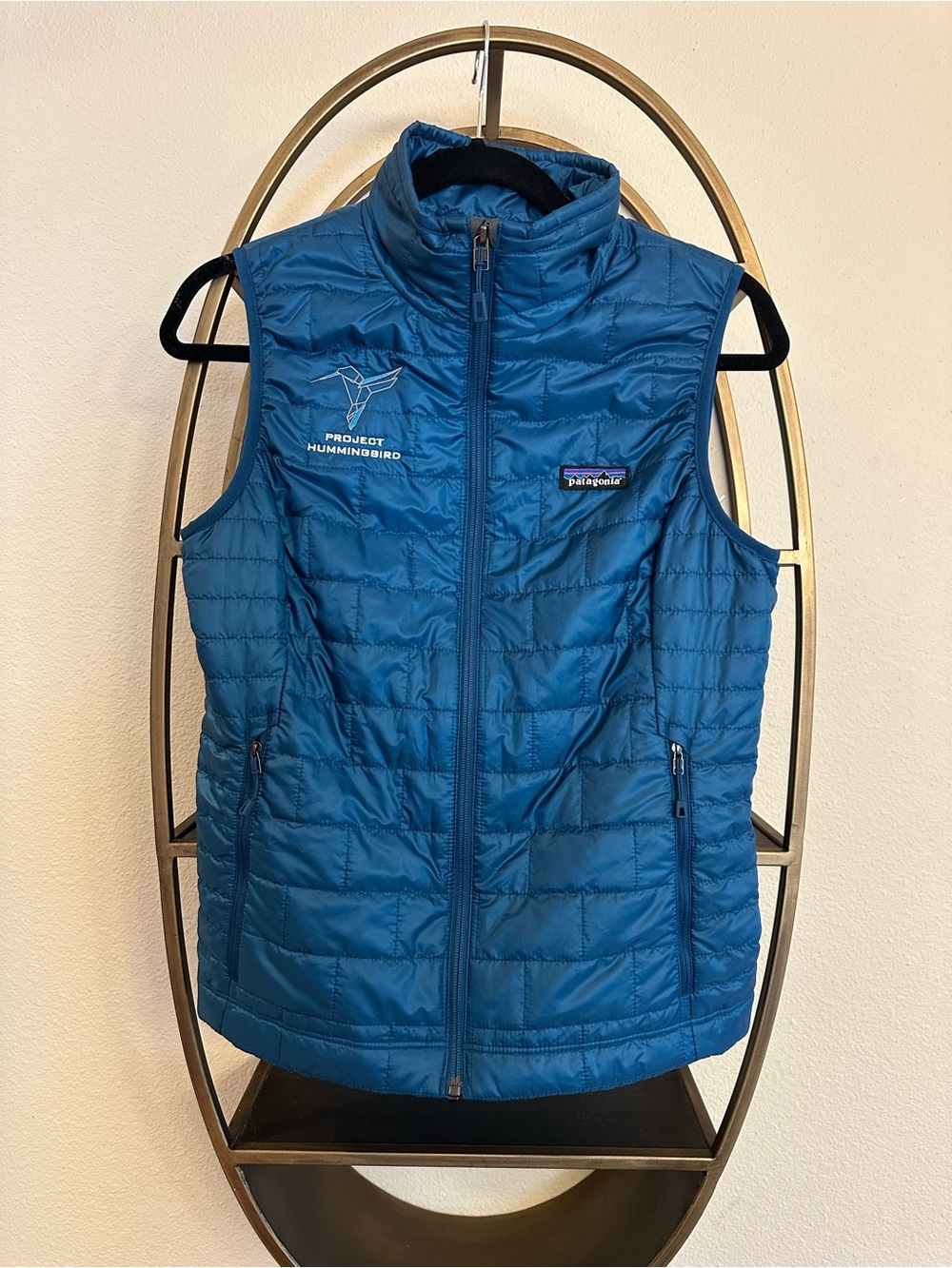 Patagonia Blue Quilted Insulated Women's Vest